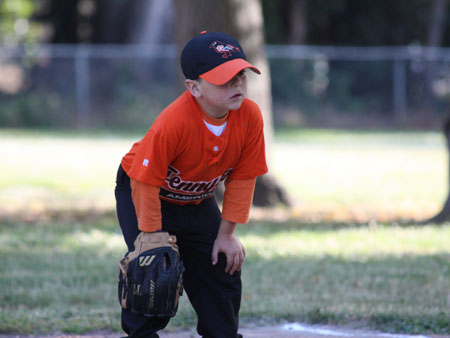 Isaiah Playing Ball