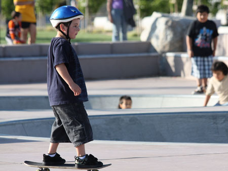 First time at the Skate Park